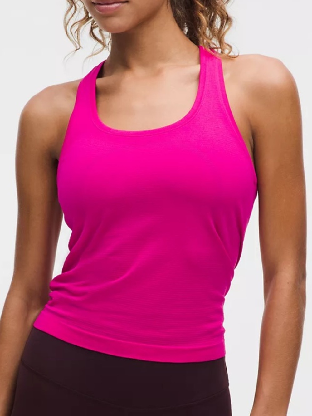 Lululemon Swiftly Tech Scoopneck Tank 2.0  Race Length Jeweled Magenta